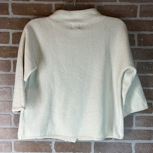 JM Collection sweater Women’s Small Ivory Cardigan Knit - Picture 9 of 10